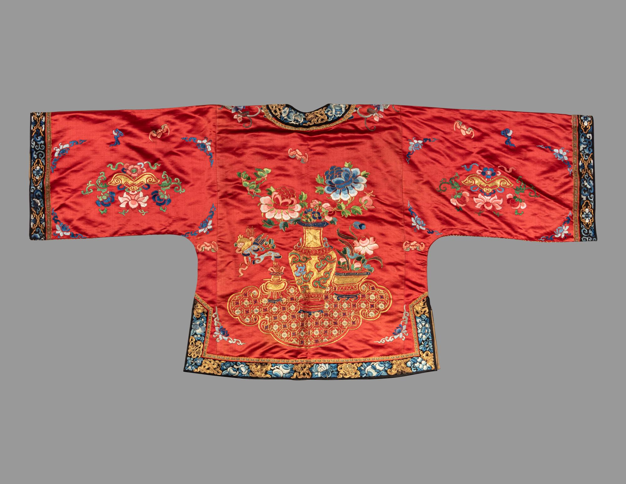 Two Embroidered Silk Lady's Jackets