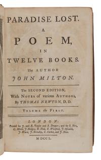 [ENGLISH LITERATURE & HISTORY]. A group of 6 works, comprising: