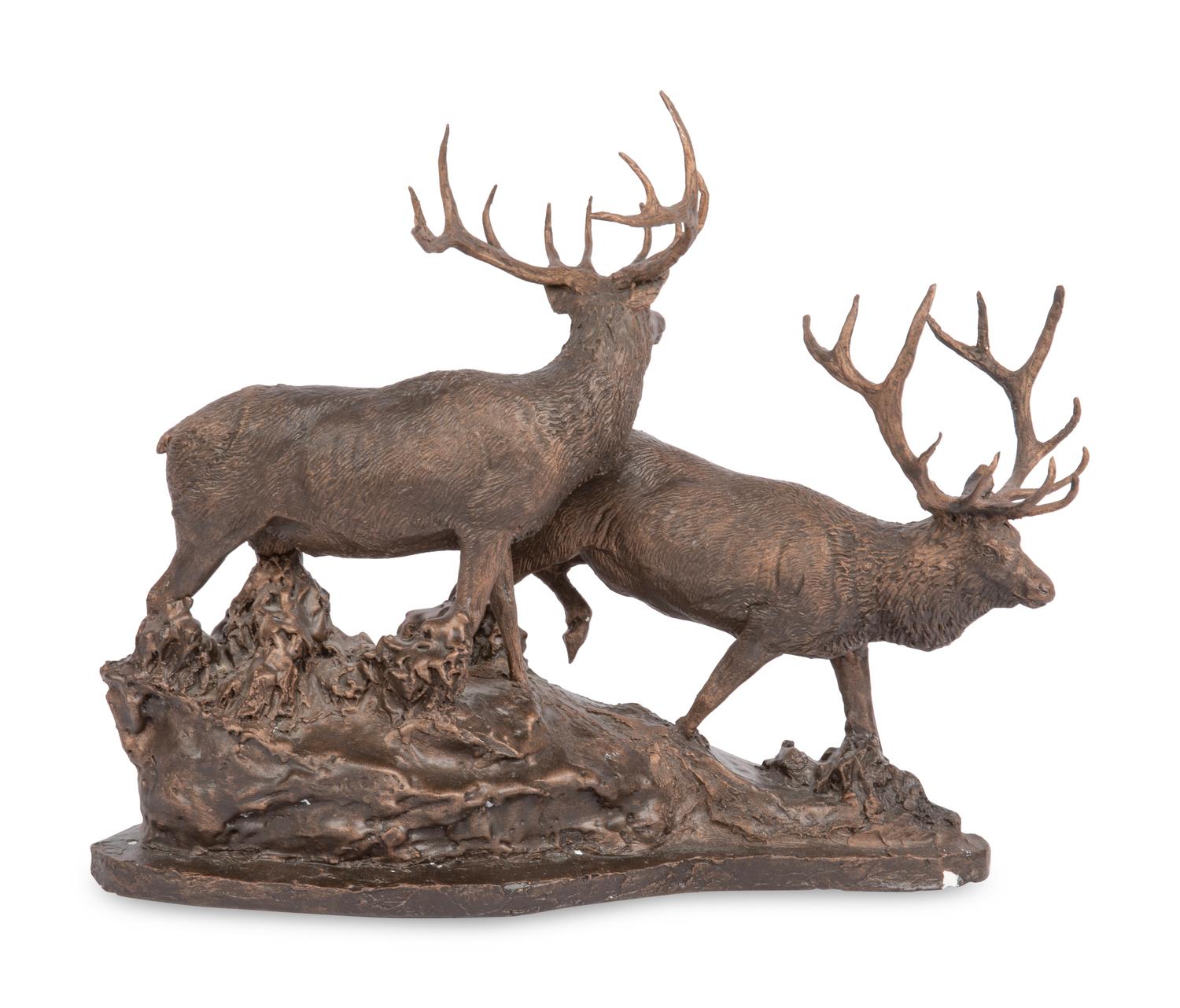 Two Elk Walking