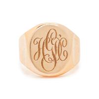 TIFFANY & CO., YELLOW GOLD SIGNET RING
