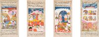 Four Persian and Indian Paintings