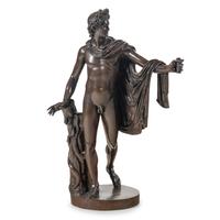 A French Bronze Figure of Apollo Belvedere
