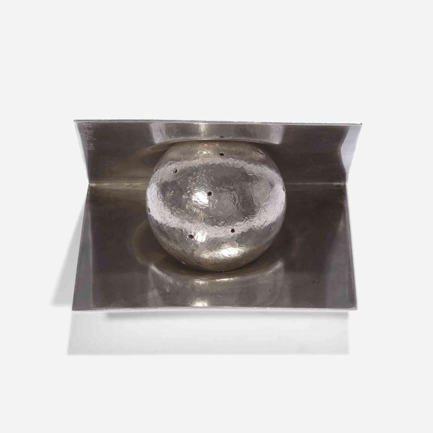 Zelig Segal (Israeli, 1933-2015) A Rare Sterling Silver Spice Container, Jerusalem, Israel, 1994