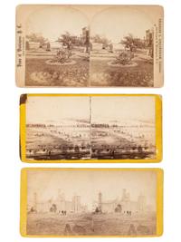 [EARLY PHOTOGRAPHY]. A group of approx. 95 stereoviews highlighted by images of US presidents, views in and around Washington, DC and Mount Vernon, and African American and female subjects.