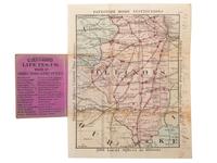 [MAPS & ATLASES -- ILLINOIS]. A large group of maps of Illinois, Indiana, and Midwest, comprising: