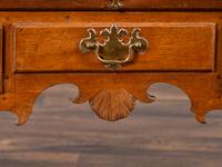 A Queen Anne Walnut Flat-Top High Chest
