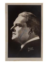 [20TH-CENTURY OPERA SINGERS]. A group of 5 signed photographs or photographic postcards of opera singers from the 1920s, comprising images of: