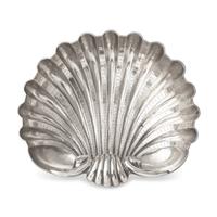An Italian Silver Grotto Style Shell-Form Bonbon Dish