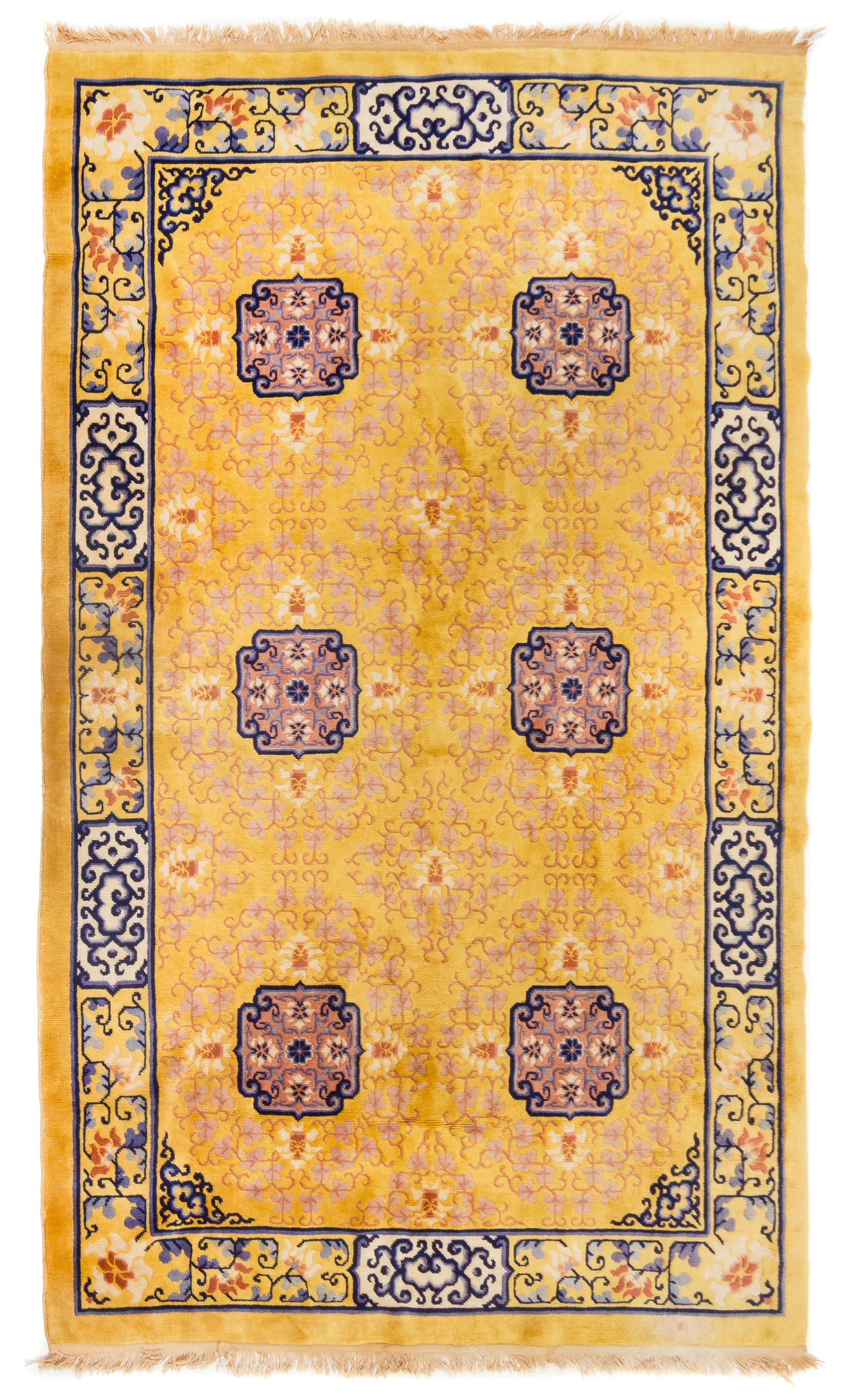 A Chinese Ningxia Carpet 102 1/2 x 62 inches. — 18TH/19TH CENTURY
