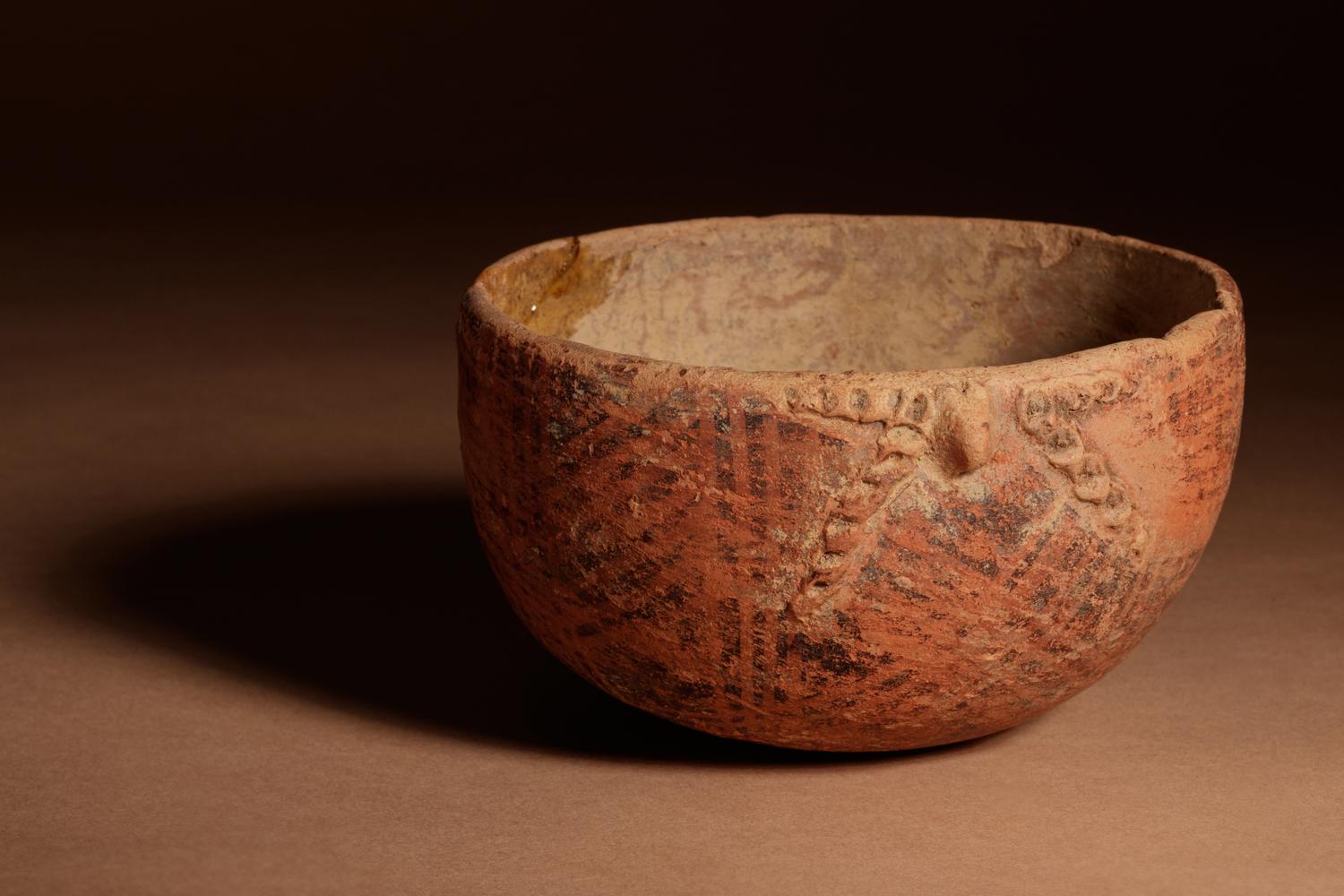 A Quimbaya Polychrome Terracotta Bowl