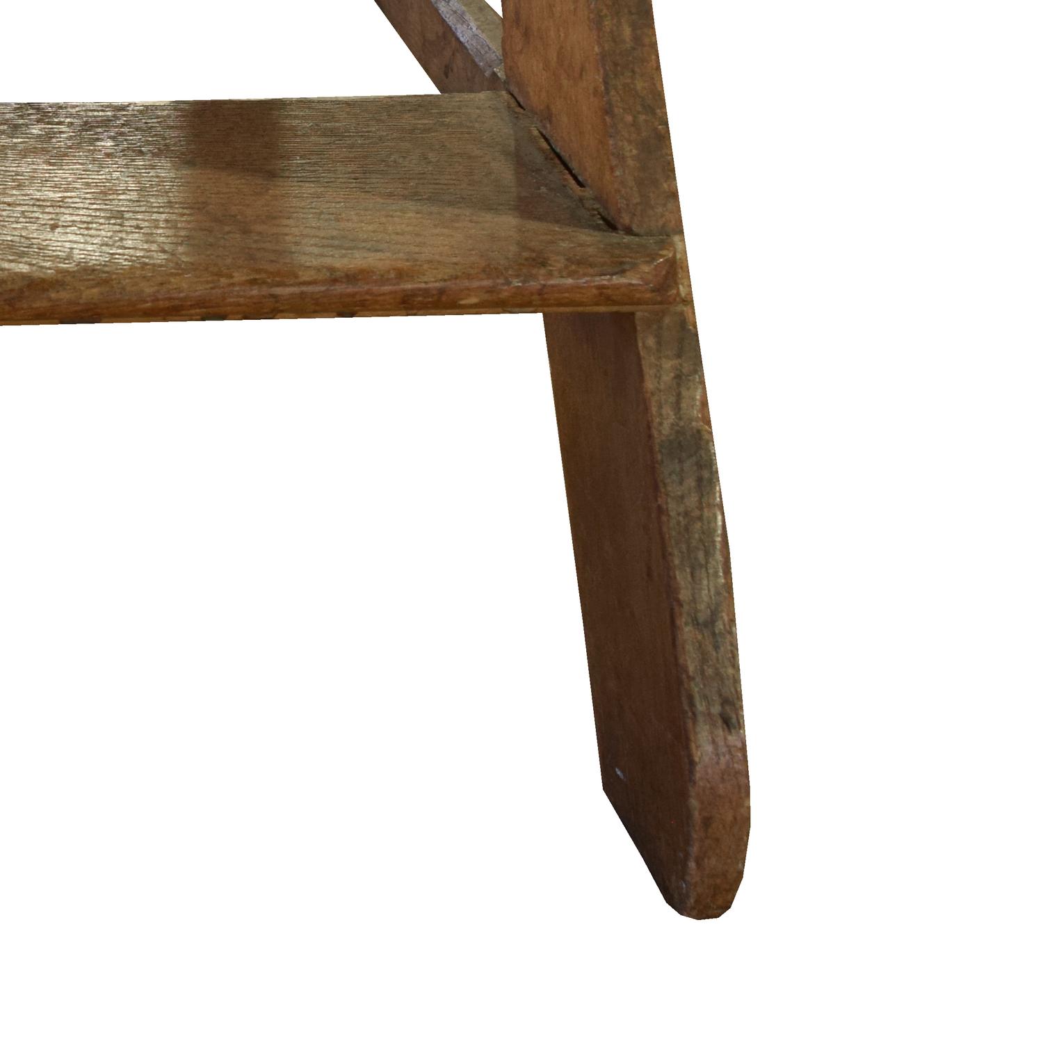 A Library Step Ladder from the National Library of France 19" W x 30" D X 31" H — France