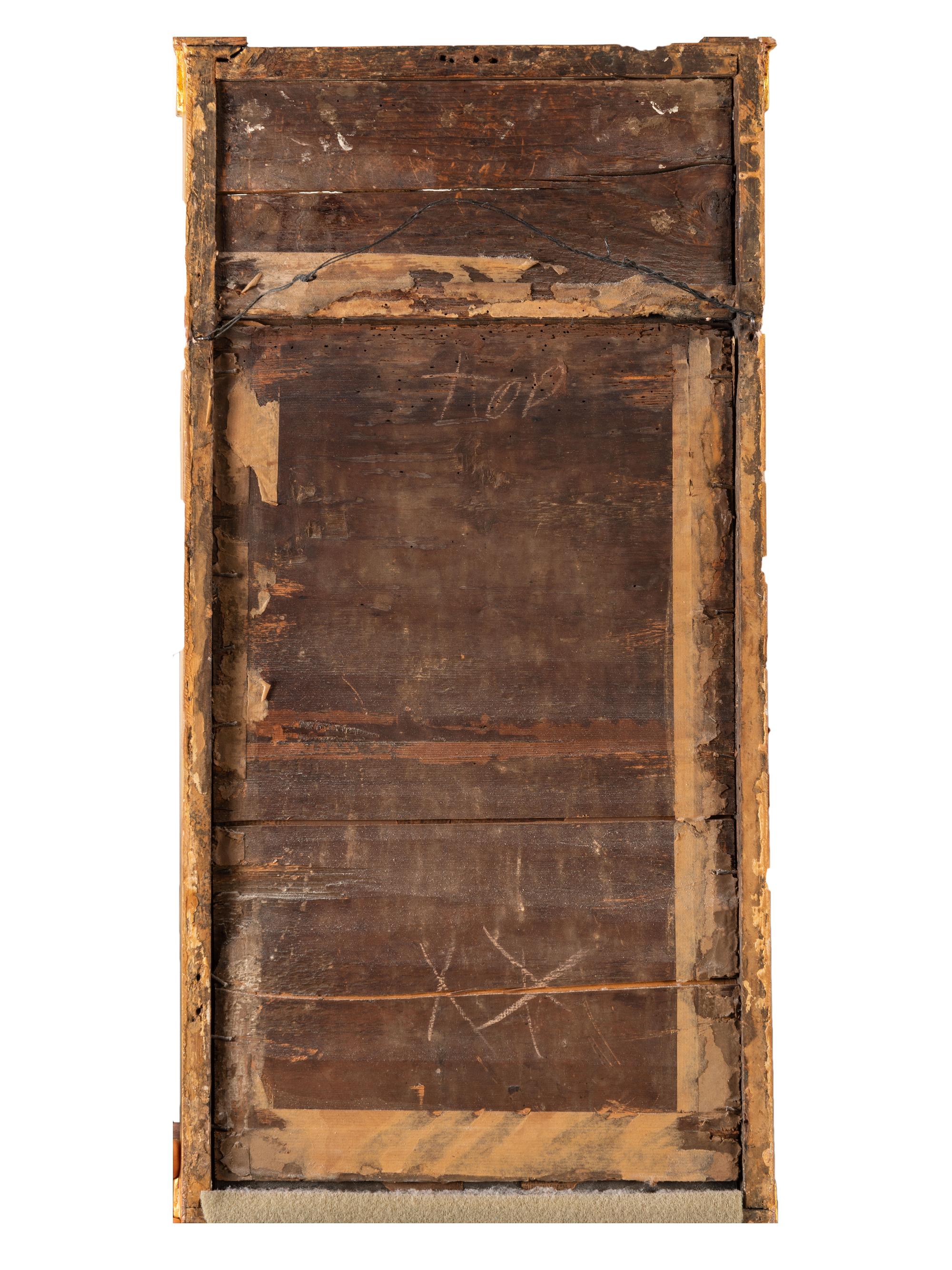 A Neoclassical Giltwood Mirror
