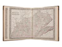 MITCHELL, Samuel Augustus (1792-1868). Mitchell’s New General Atlas, Containing Maps of the Various Countries of the World, Plans of Cities. Philadelphia: S. Augustus Mitchell, 1880.