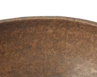 A Large Turned Burl Wood Bowl