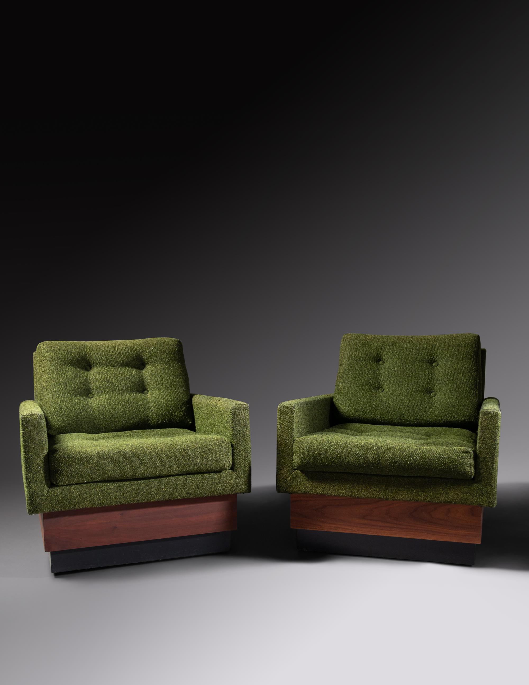 Pair of Lounge Chairs, Craft Associates, USA