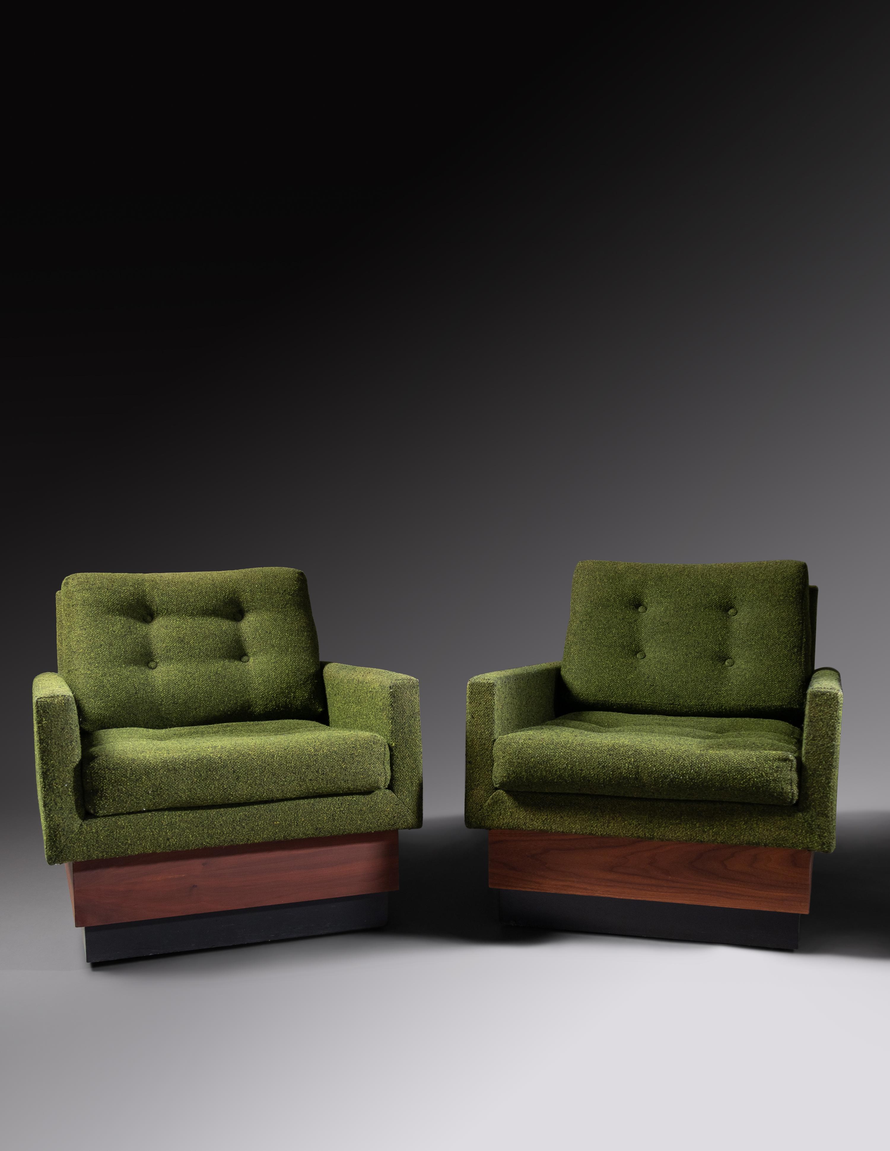 Pair of Lounge Chairs, Craft Associates, USA