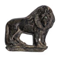 A Roman Bronze Lion Applique