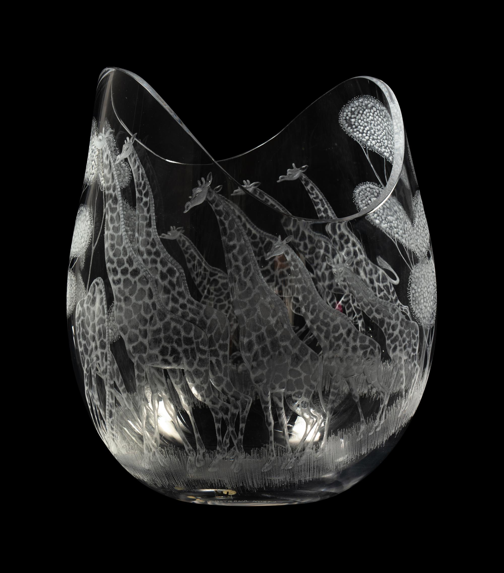 A Vicke Lindstrand for Kosta Boda Vase