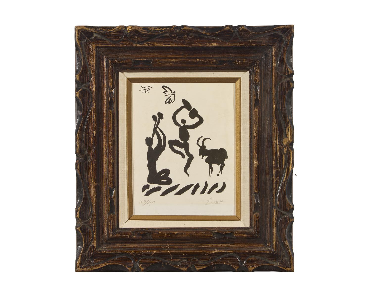 Le Joueur de Flute (The Flute Player); together with ; L'Oevre Grave de Picasso 1966