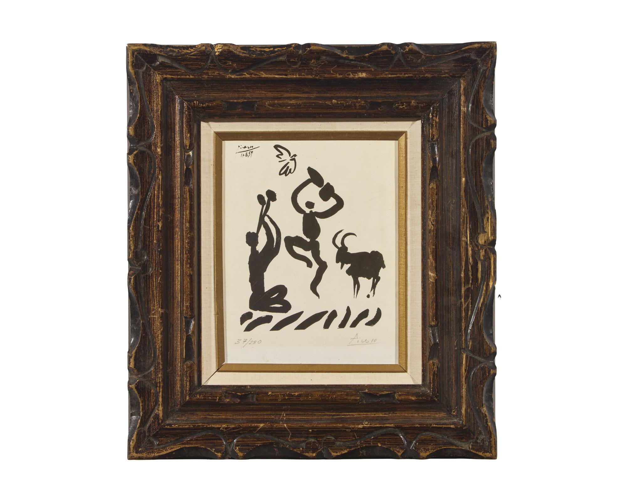 Le Joueur de Flute (The Flute Player); together with ; L'Oevre Grave de Picasso 1966