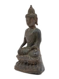 A Bronze Figure of Seated Buddha
