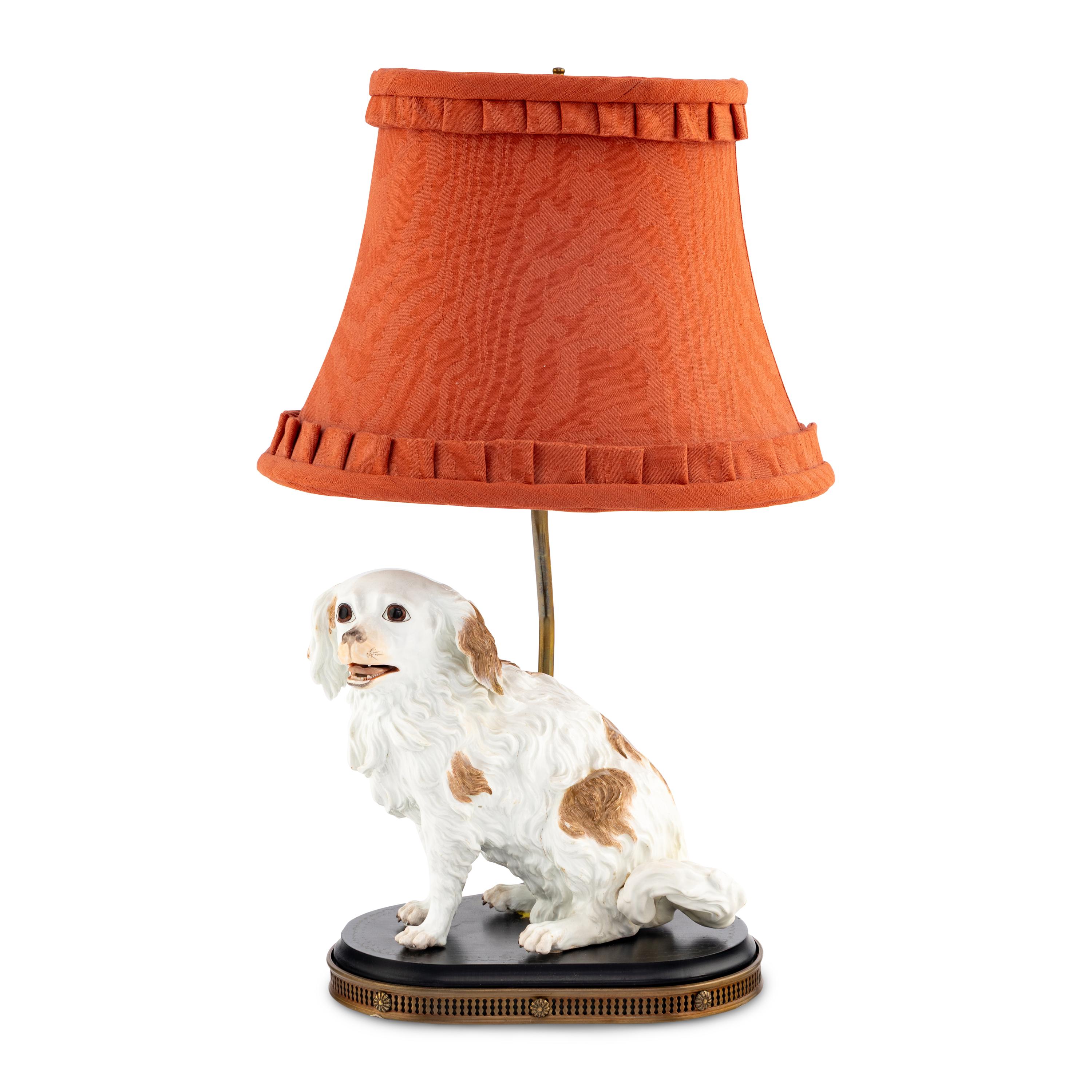 A Meissen Porcelain Figure of a Dog