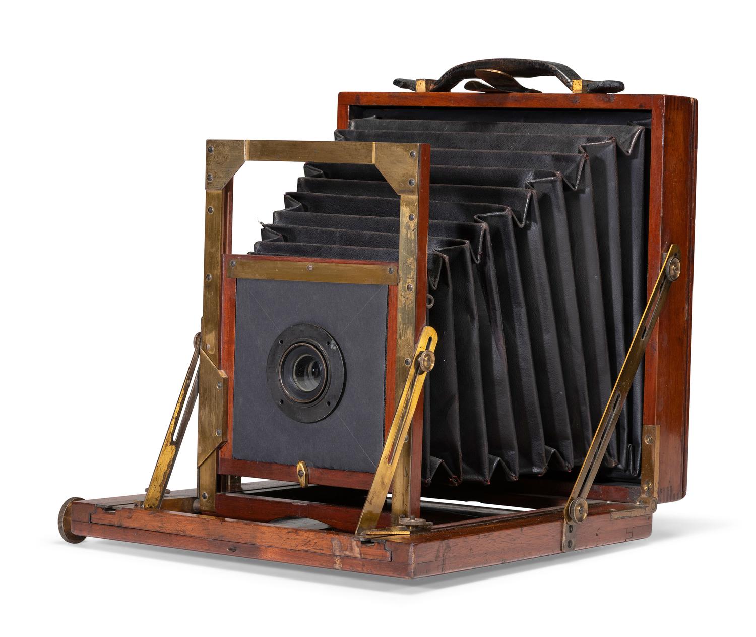 [EARLY PHOTOGRAPHY]. A group of 2 reversible back cameras produced by the Blair Camera Co., Boston, MA, ca 1888-1889.