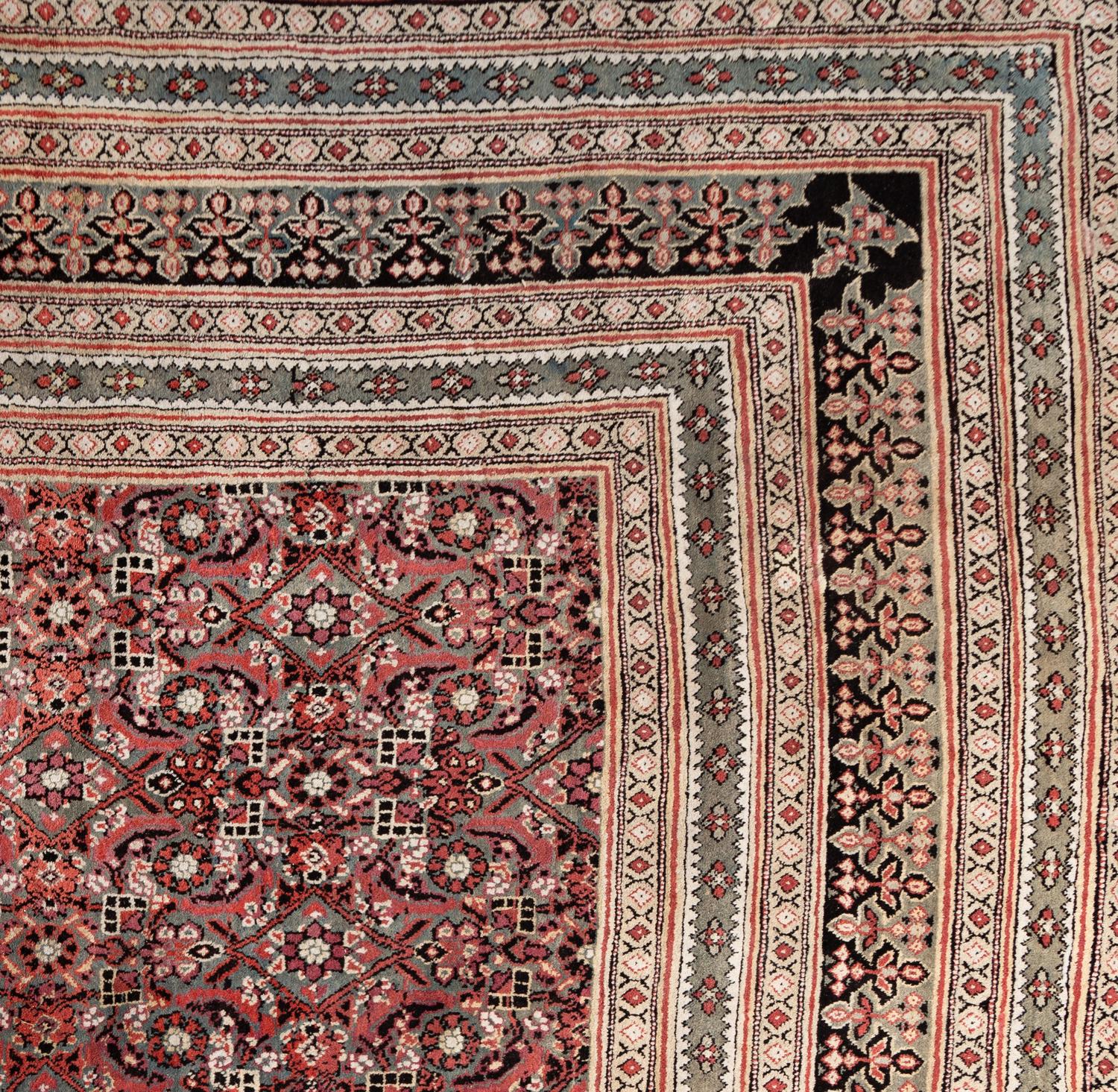 A Meshed Wool Rug