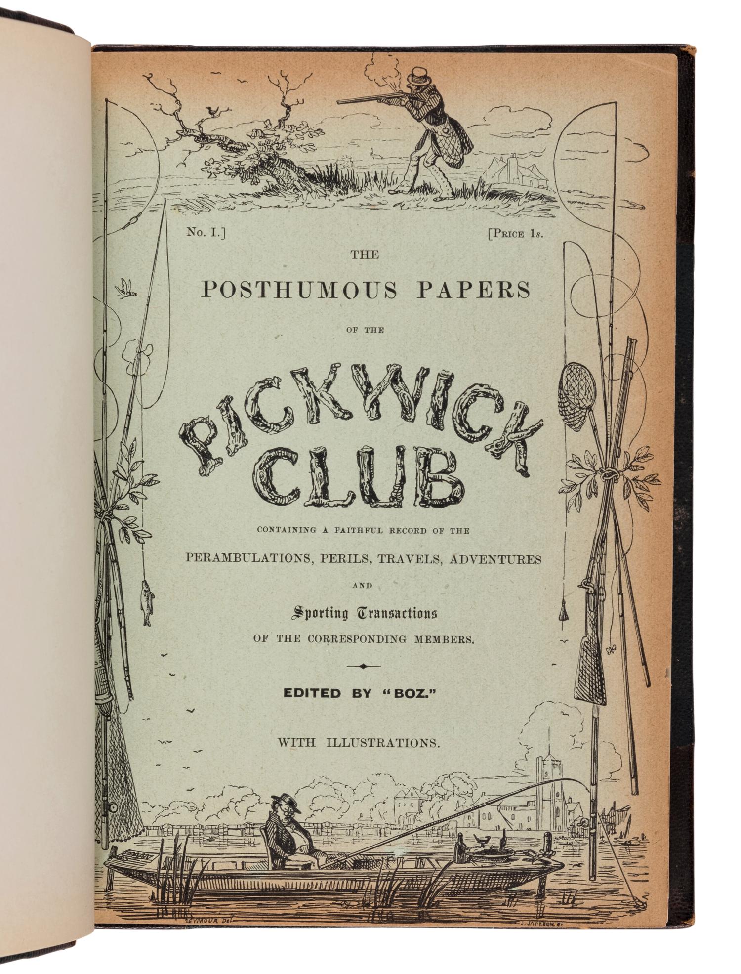 DICKENS, Charles (1812-1870). The Posthumous Papers of the Pickwick Club . Buckhurst Hill, Essex: n.p., 1910.