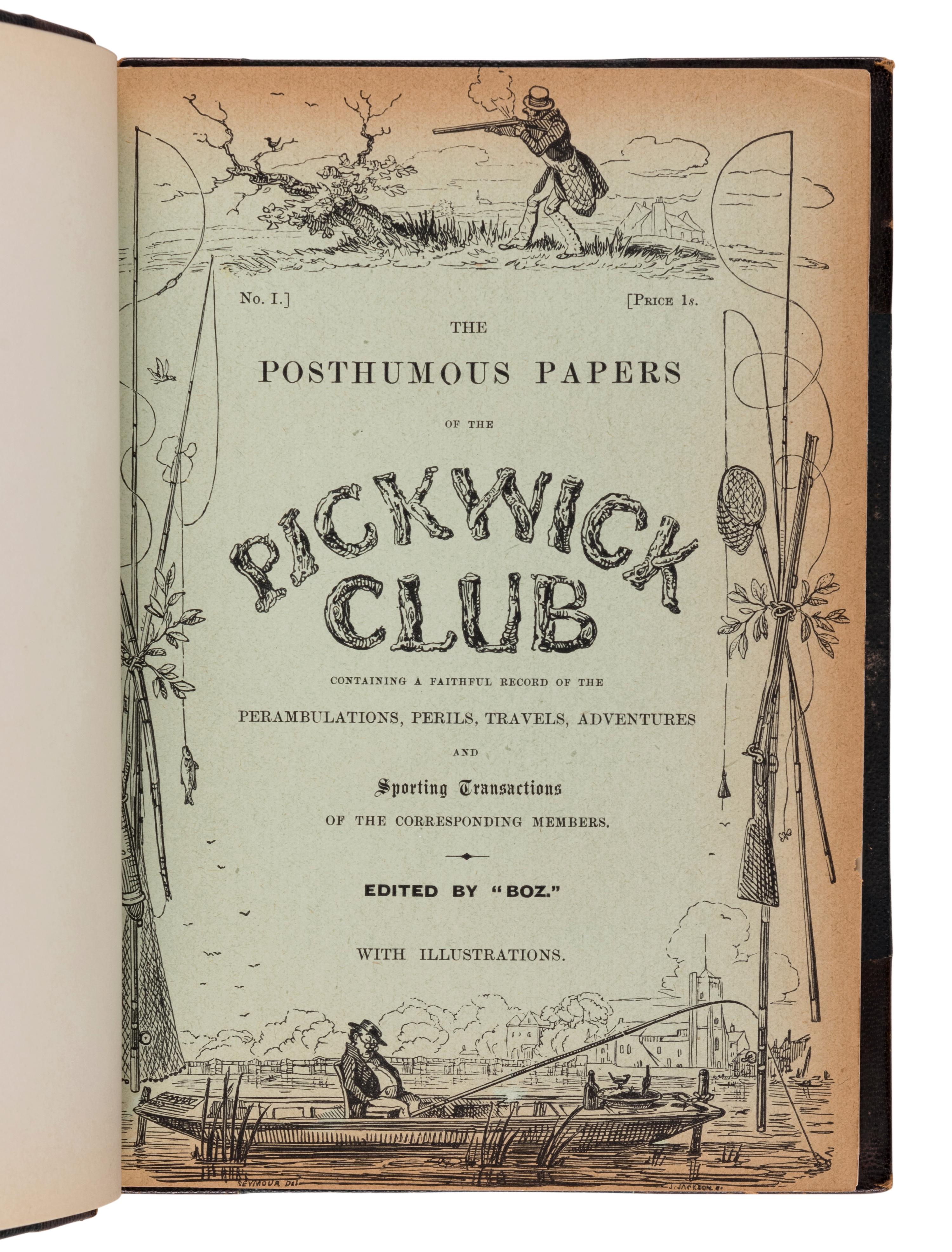 DICKENS, Charles (1812-1870). The Posthumous Papers of the Pickwick Club . Buckhurst Hill, Essex: n.p., 1910.