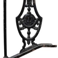 A Stair Railing from a Chicago Theater 71" W x 2" D x 26" H — United States, Early 20th Century