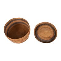 Large Tlingit Rattle Top Basket
