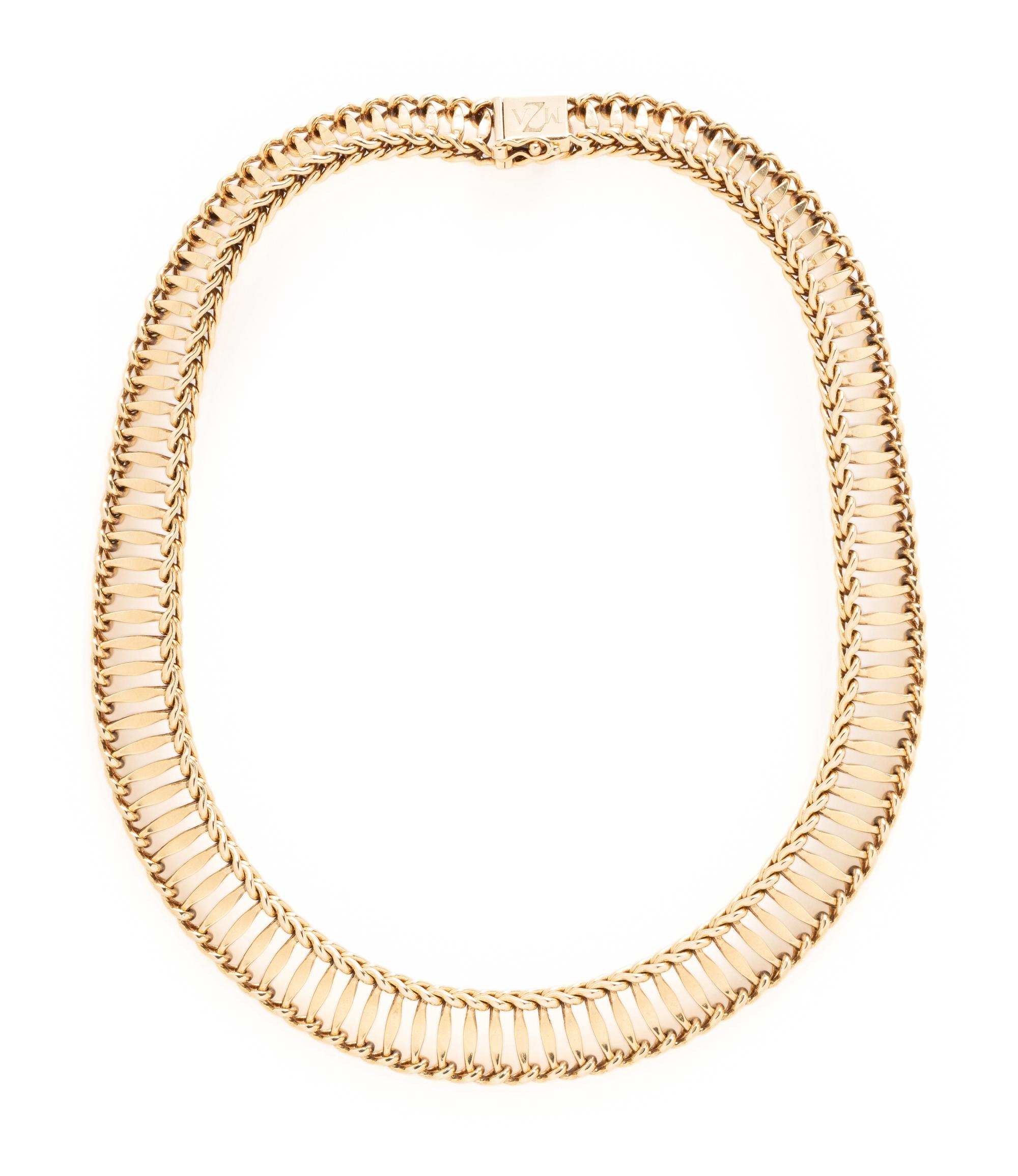 YELLOW GOLD NECKLACE