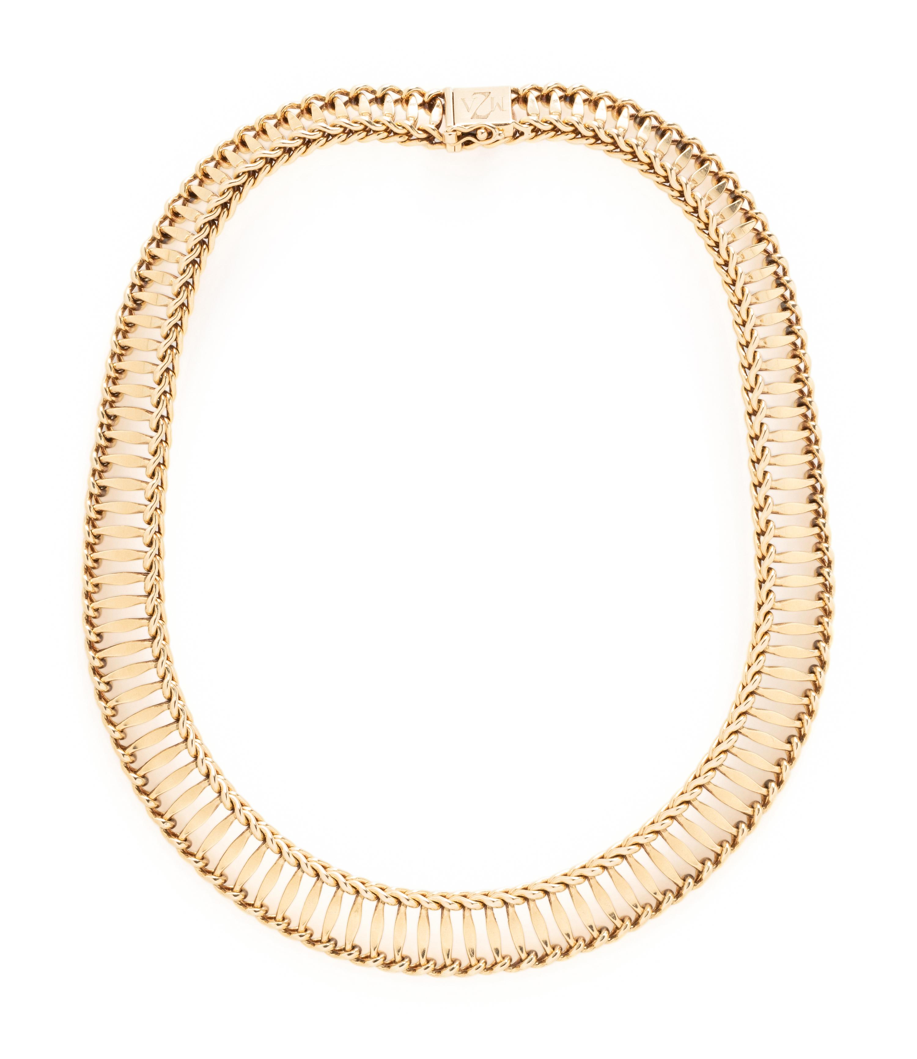 YELLOW GOLD NECKLACE