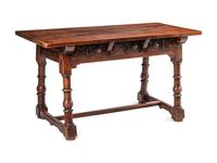 A Spanish Baroque Walnut Table