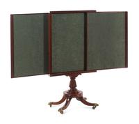 A Regency Mahogany Fire Screen