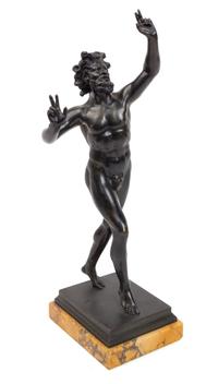 A Continental Bronze Figure Height 13 3/4 inches. — AFTER THE ANTIQUE