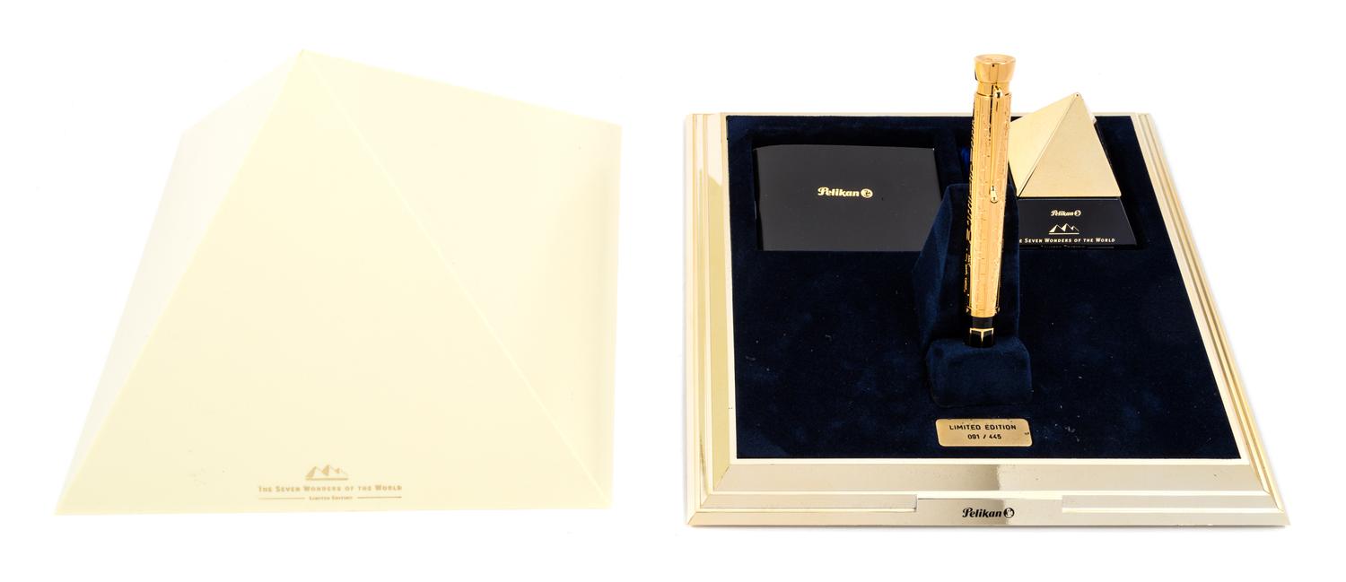 A Pelikan Seven Wonders of the World: Pyramids of Giza Limited Edition Fountain Pen Set