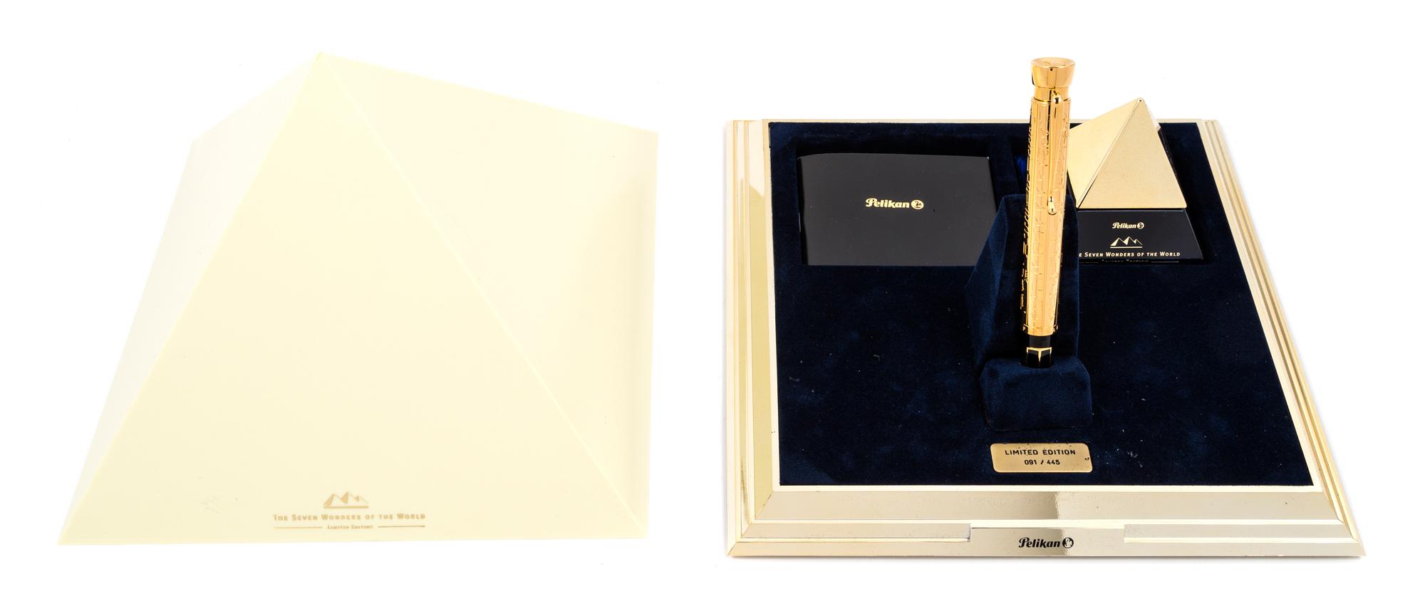 A Pelikan Seven Wonders of the World: Pyramids of Giza Limited Edition Fountain Pen Set