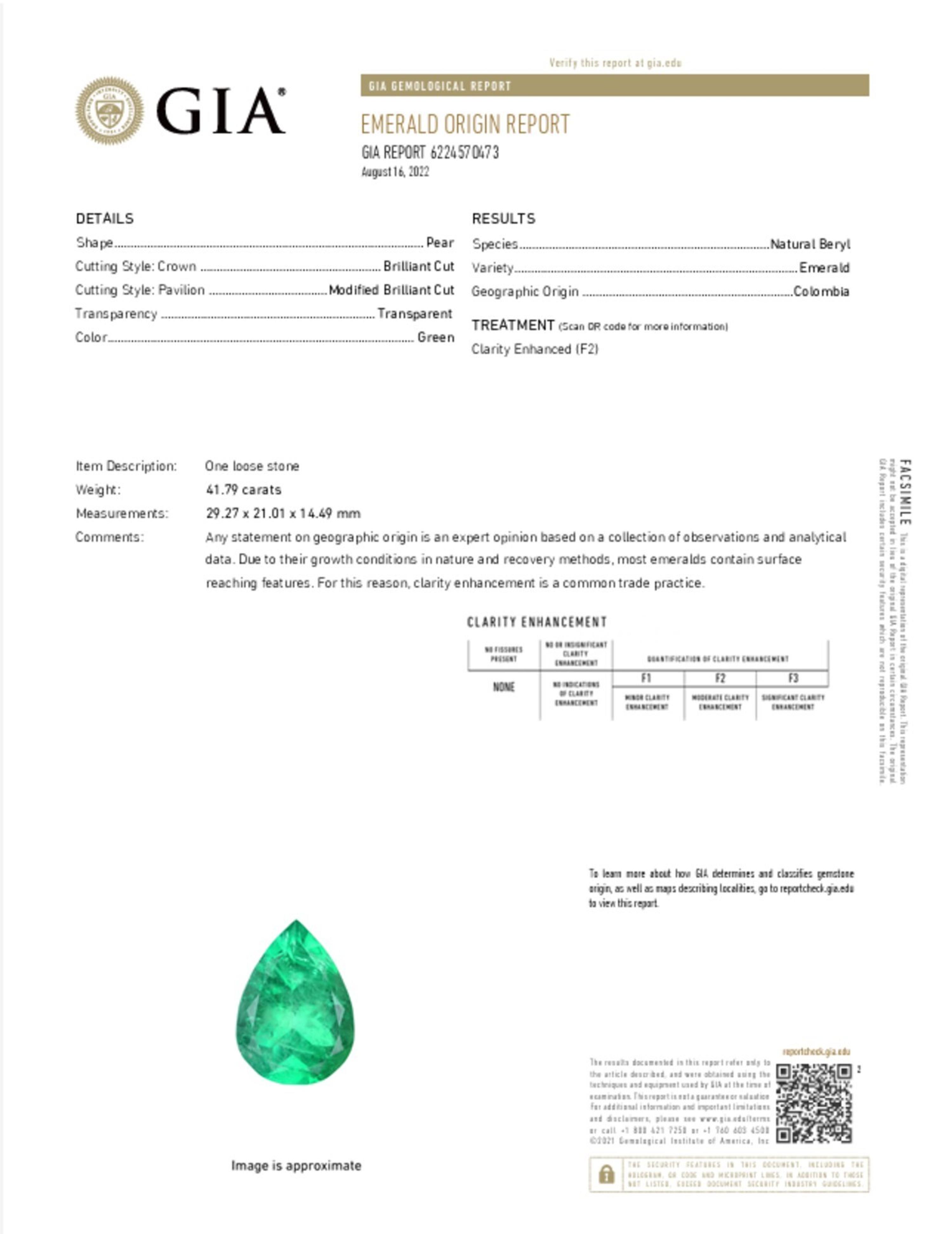 Colombian Emerald, Diamond, and Bicolor Gold Pendant