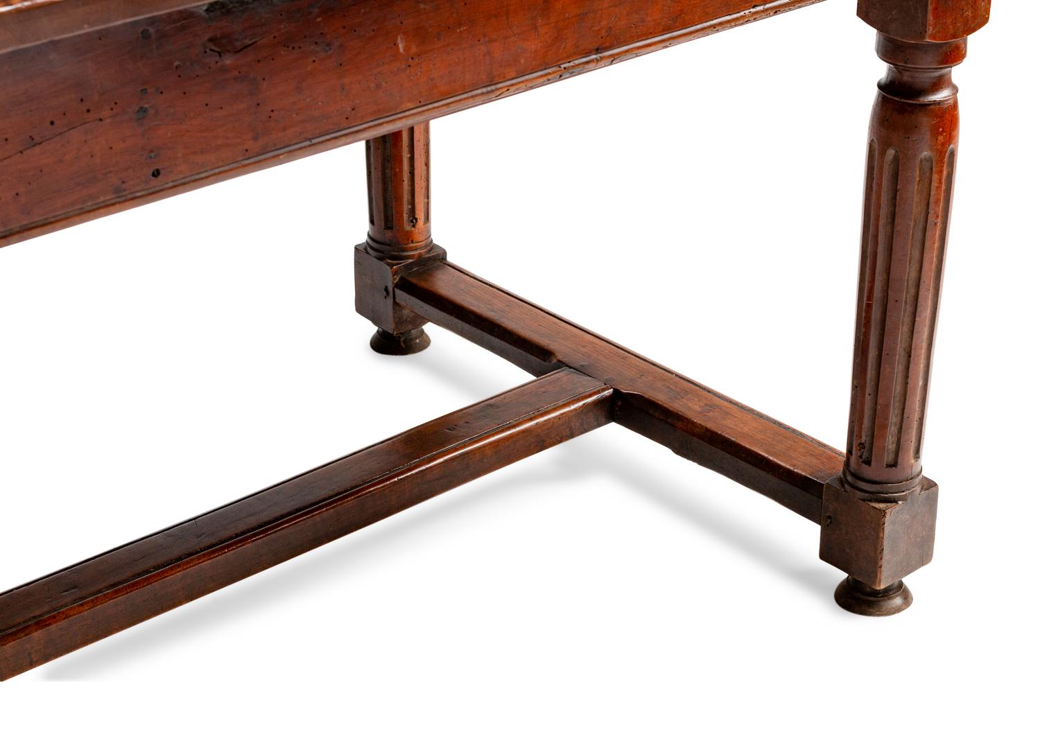 A Louis XVI Provincial Walnut Table — LATE 18TH CENTURY