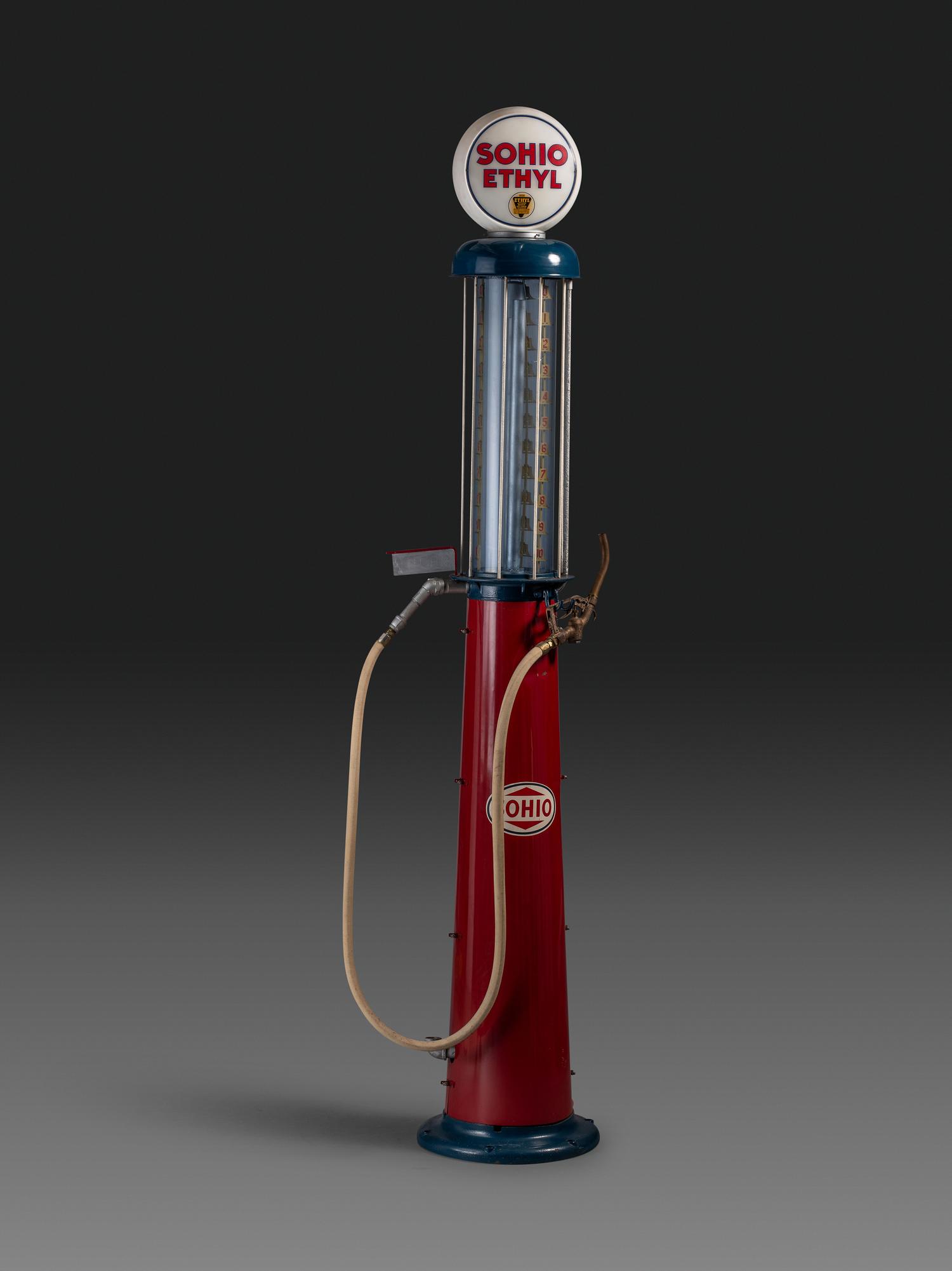 A Sohio Gravity Gasoline Pump