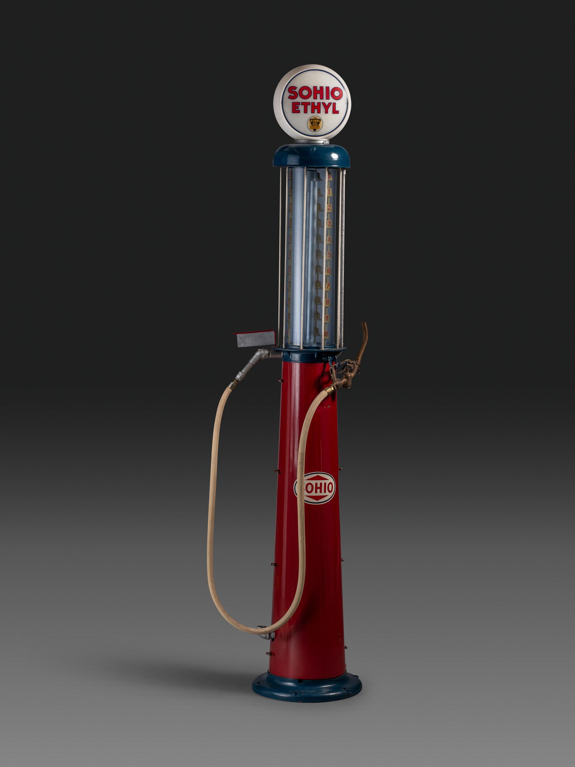 A Sohio Gravity Gasoline Pump