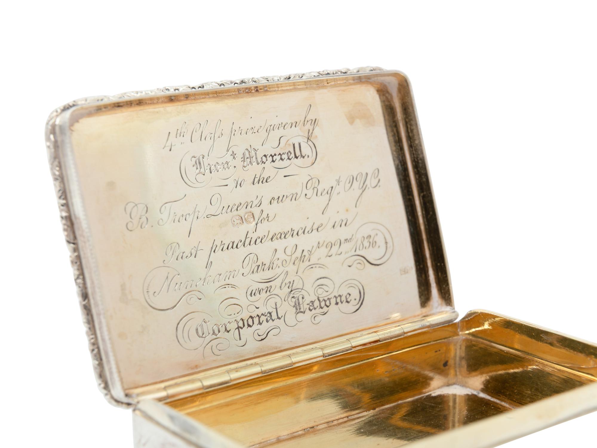 Two English Silver Snuff Boxes