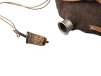 [CIVIL WAR]. Model 1858 Federal Philadelphia Depot bullseye canteen.