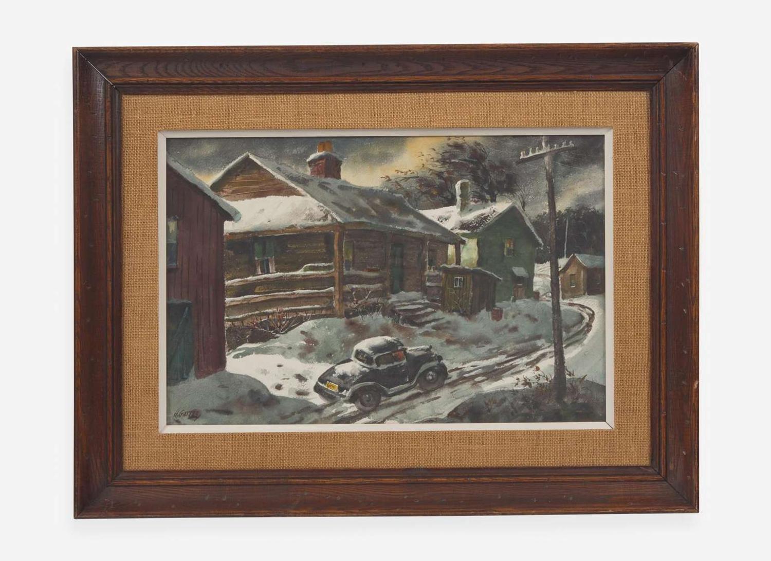 Henry Martin Gasser (American, 1909–1981) - Winter Night