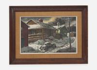 Henry Martin Gasser (American, 1909–1981) - Winter Night