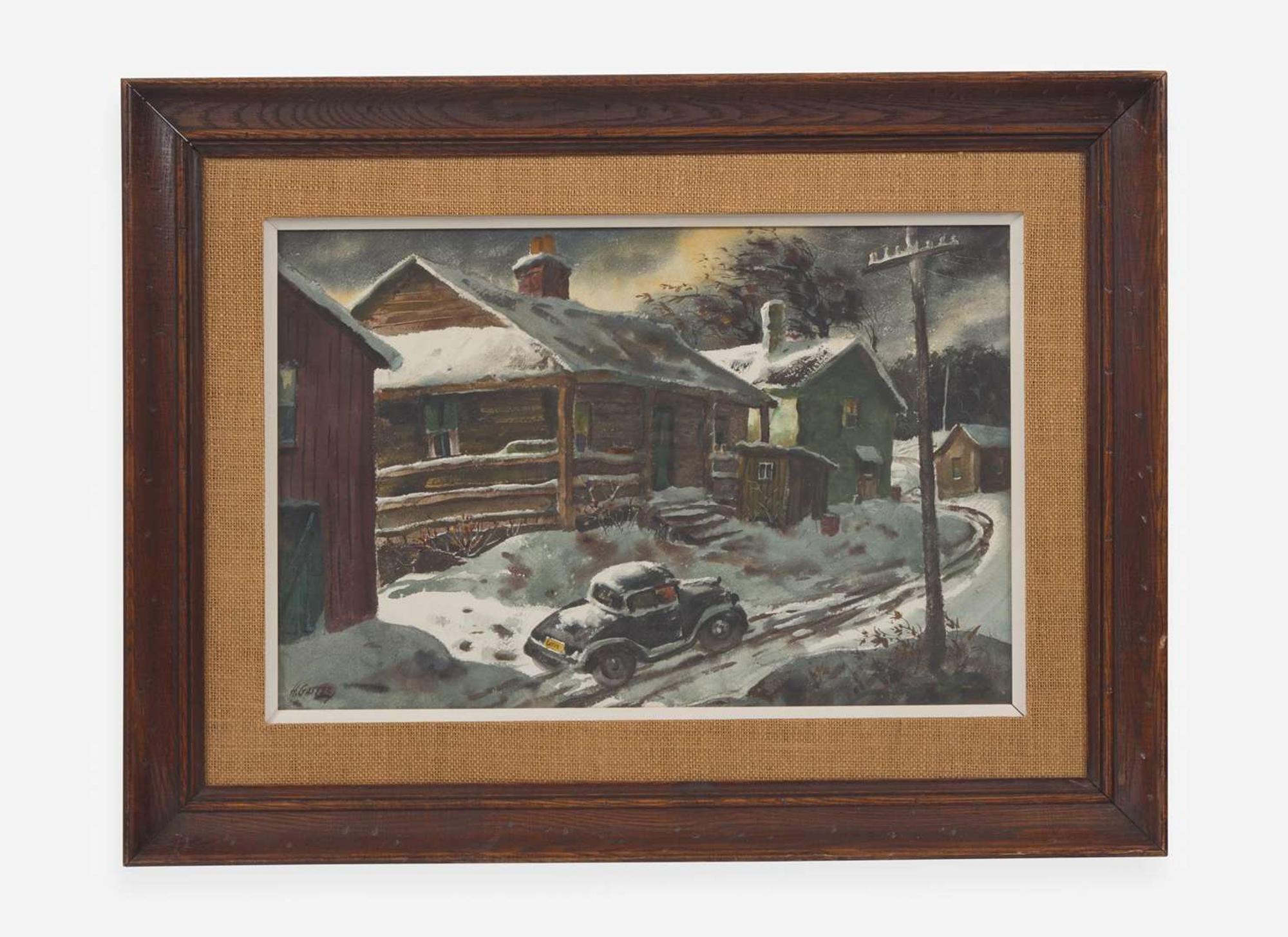 Henry Martin Gasser (American, 1909–1981) - Winter Night