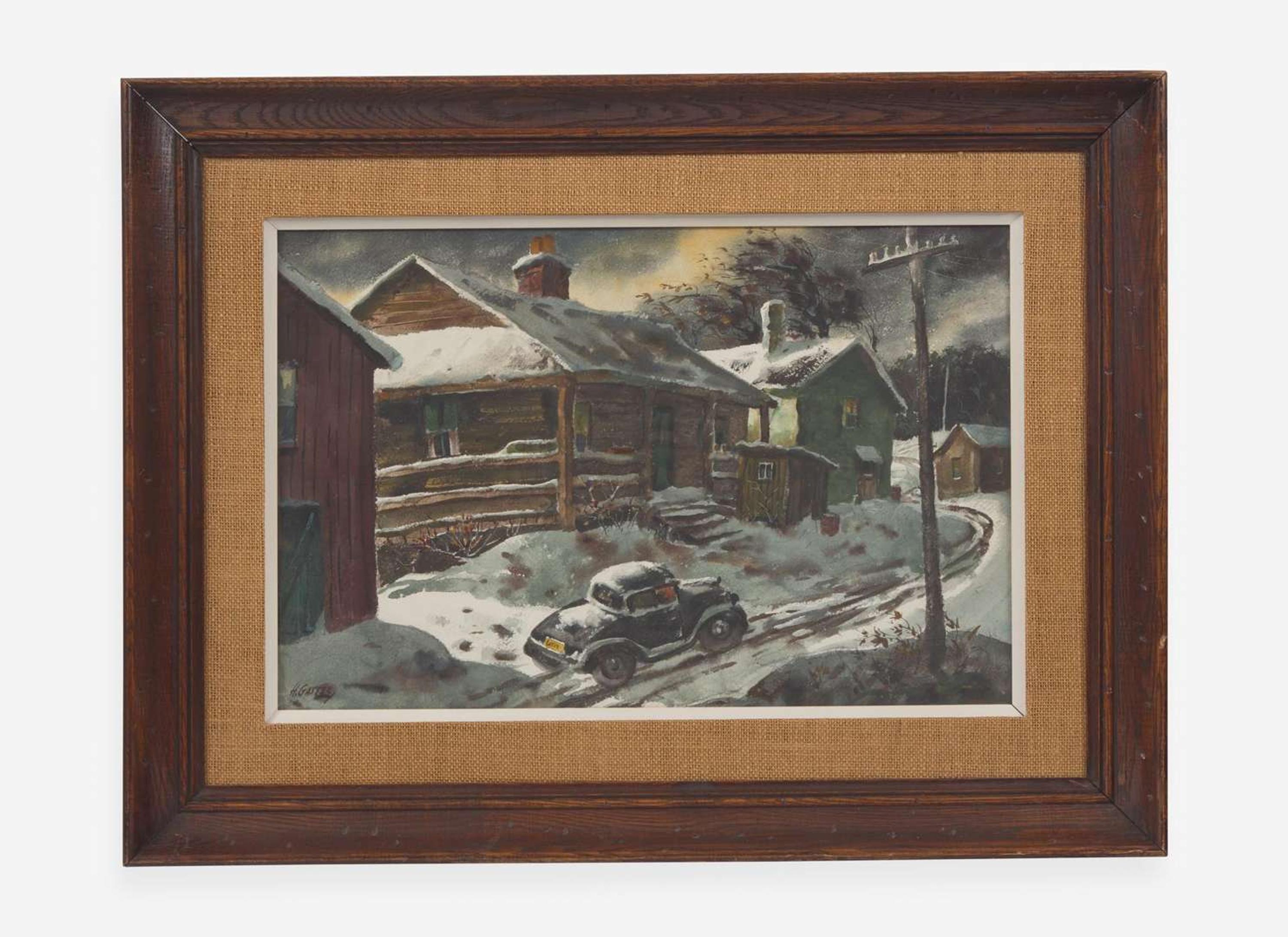 Henry Martin Gasser (American, 1909–1981) - Winter Night
