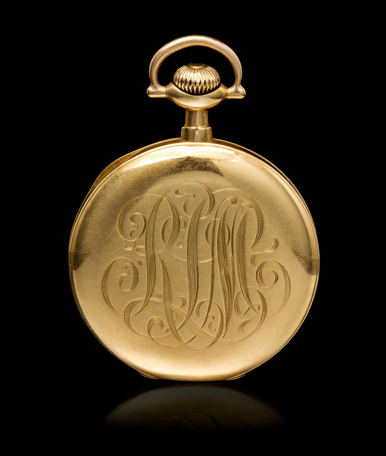 An 18 Karat Yellow Gold Hunter Case Pocket Watch, Patek Philippe & Cie.,